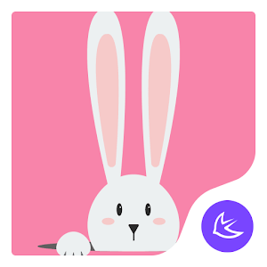 Descargar app Kawaii Conejo Apus Launcher Theme Gratis