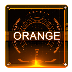 Descargar app Tema De Tecnología Naranja disponible para descarga