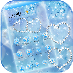 Descargar app Azul Diamante Rutilar Tema Wallpaper Blue Diamond disponible para descarga