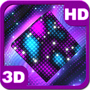 Descargar app Bright Sparkling Pixel Cube 3d