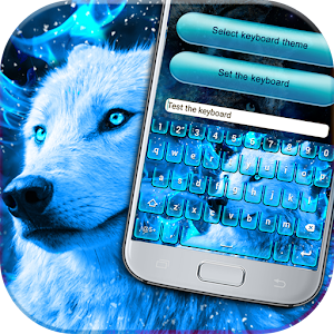 Descargar app Tema De Lobo Azul Teclado disponible para descarga