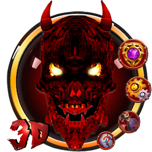 Descargar app 3d Hell Blood Skull Theme