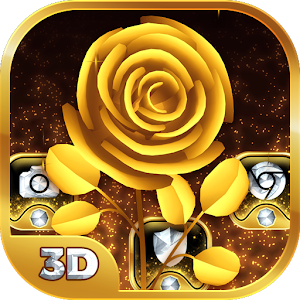 Descargar app Imperial Gold Flower 3d Theme disponible para descarga