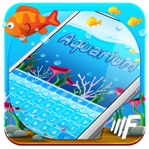 Descargar app Cool Blue Summer Aquarium Teclado Tema disponible para descarga