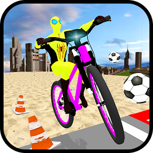 Descargar app Superhéroes Racing Bicycle City Stunts Simulation disponible para descarga