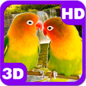 Descargar app Lovebirds Kissing Cute Parrots Pair
