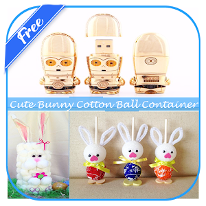 Descargar app Cute Bunny Cotton Ball Container