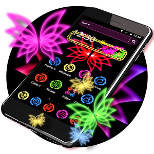 Descargar app Fluorescente Mariposa Tema disponible para descarga