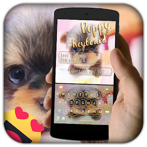 Descargar app Lovely Cute Dog Puppy Go Keyboard Theme disponible para descarga