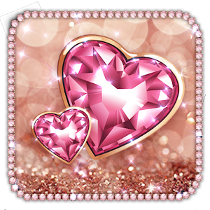 Descargar app Pink Diamond Heart Keyboard