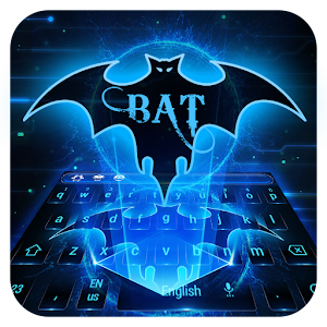 Descargar app Bat Hero Blue Neon Keyboard
