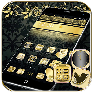 Descargar app Negro Oro Tema Lujo Oro Black Gold disponible para descarga