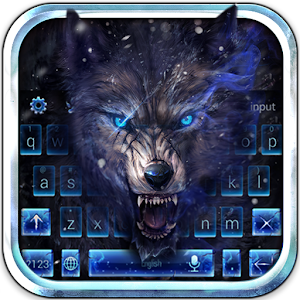 Descargar app Hielo Teclado Lobo Tema disponible para descarga