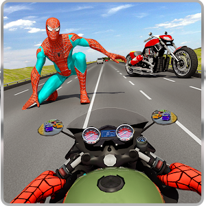 Descargar app Spider Hero Rider - Traffic Highway Racer disponible para descarga