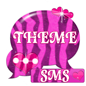 Descargar app Pink Zebra Go Sms Theme