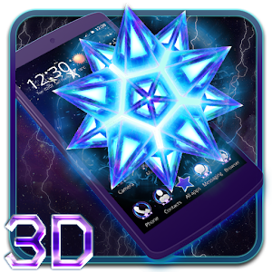 Descargar app Tema 3d Neon Star Galaxy disponible para descarga
