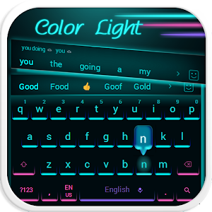 Descargar app Neon Light Cool Keyboard Future Tech Cable disponible para descarga