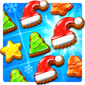 Descargar app Galletas Navideñas: Combinar 3 De Santa Claus