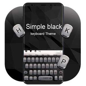 Descargar app Teclado Negro Simple