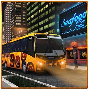 Descargar app Real Halloween Bus Simulator 18: Juego De Carreras