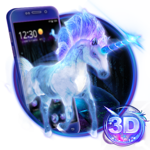 Descargar app Tema 3d Dreamy Unicorn Galaxy disponible para descarga