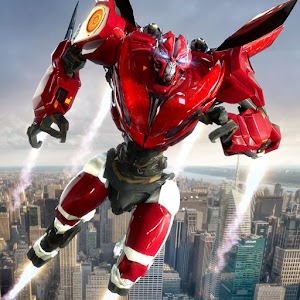 Descargar app Flying Robot Hero City Rescue - Survival Mission