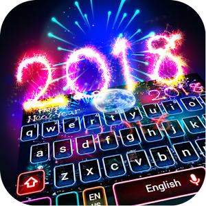 Descargar app Happy New Year 2018 Keyboard Theme disponible para descarga
