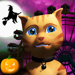 Descargar app Halloween Cat Theme Park 3d