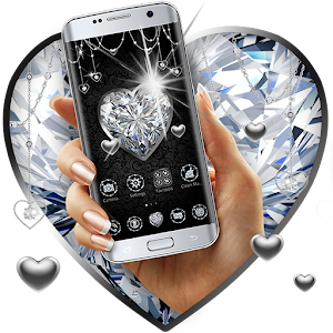 Descargar app Silver Glittery Lanzador De Diamantes disponible para descarga