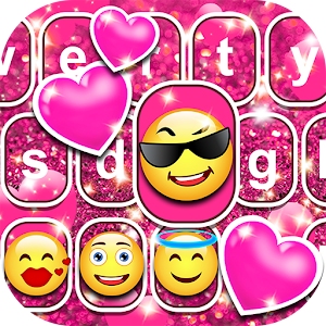 Descargar app Corazón Que Brilla Teclado Emoji