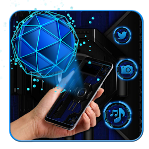 Descargar app 3d Tech Chaotic Sphere Theme