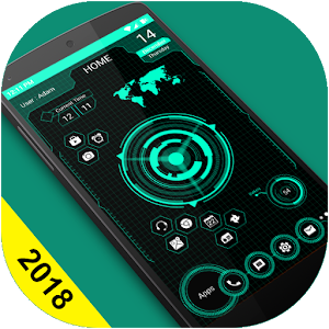 Descargar app Futuristic Ui Launcher 2018 - Tema Hitech disponible para descarga