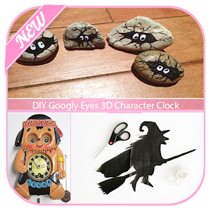 Descargar app Diy Googly Eyes 3d Character Clock