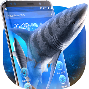 Descargar app Tema De Tiburones Tigre 3d