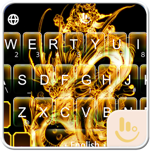 Descargar app Gold Dragon Keyboard Theme disponible para descarga