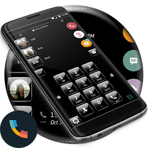 Descargar app Gloss Black Phone Dialer Theme disponible para descarga