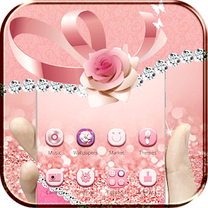 Descargar app Theme Pink Diamond Necklace disponible para descarga