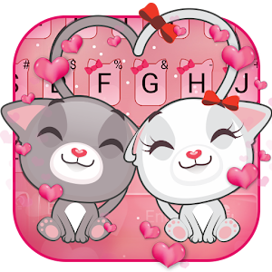 Descargar app Tema Del Teclado Cute Kitty Love disponible para descarga